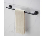 Stainless Steel Towel Bar Wall Mounted Single Towel Rack Hanger Bathroom Accessory