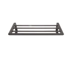 Bath Shelves Bathroom Towel Rack Space Aluminum Towel Shelf Wall Mount Drill Grey 50cm