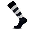 Buffalo Sports Ultra-Tec Football Socks - Black & White Hoops