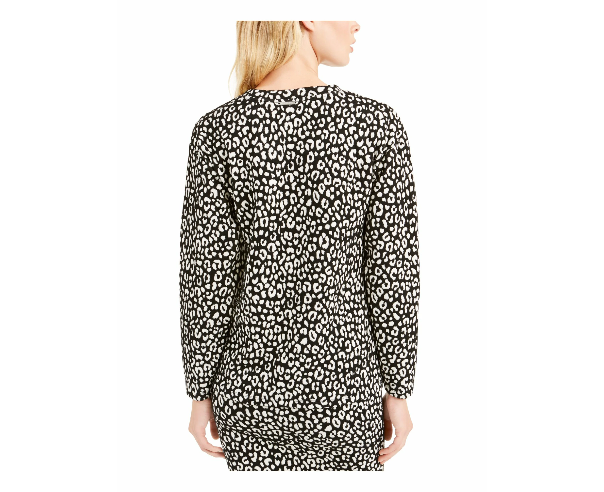 MICHAEL KORS Womens Long Sleeve Evening Top