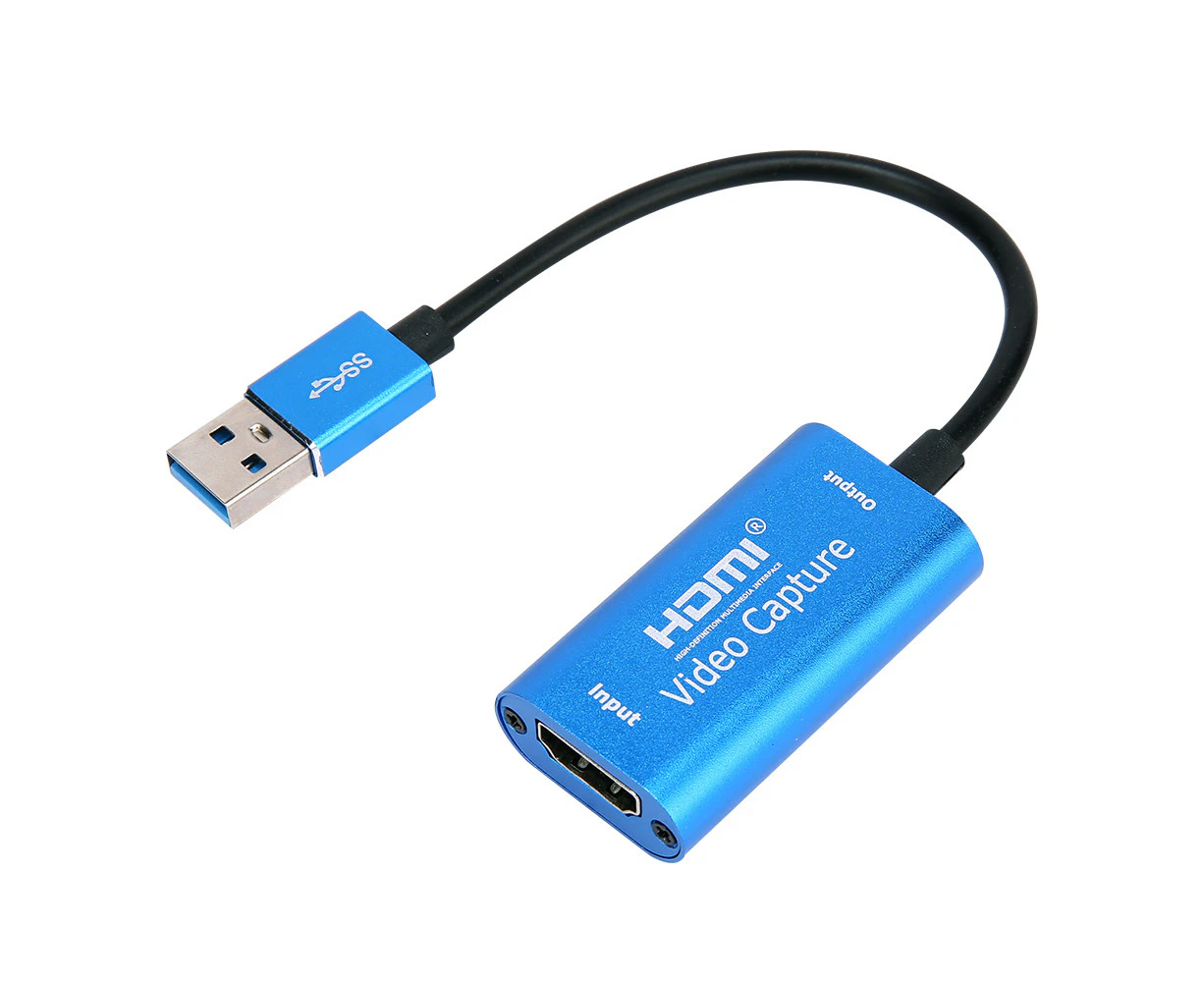 1080p HD HDMI to USB 3.0 Capture Card Recorder Live Video Streaming Recording Adapter