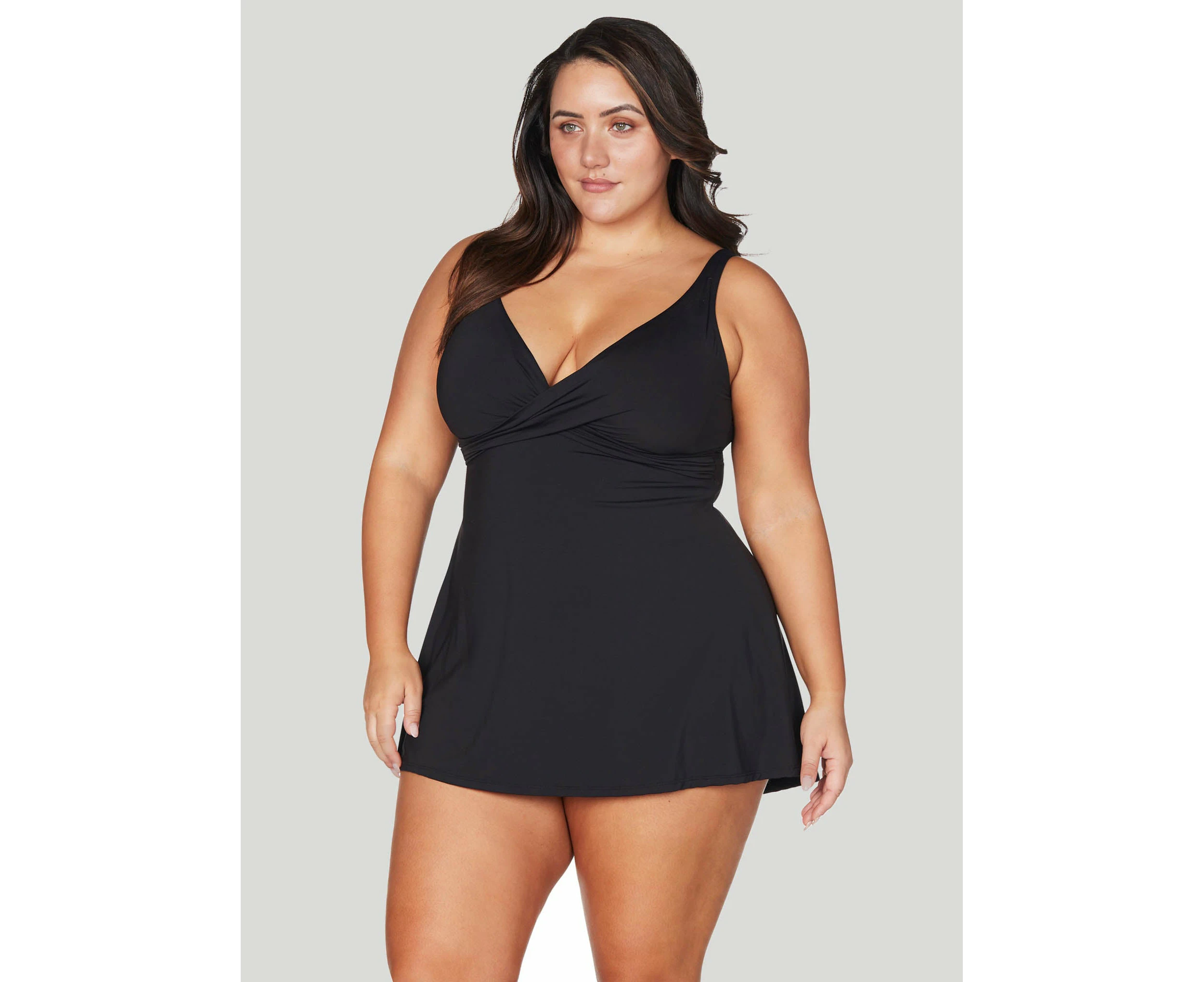 Artesands: Hues Delacroix Cross Over Swimdress R  Black