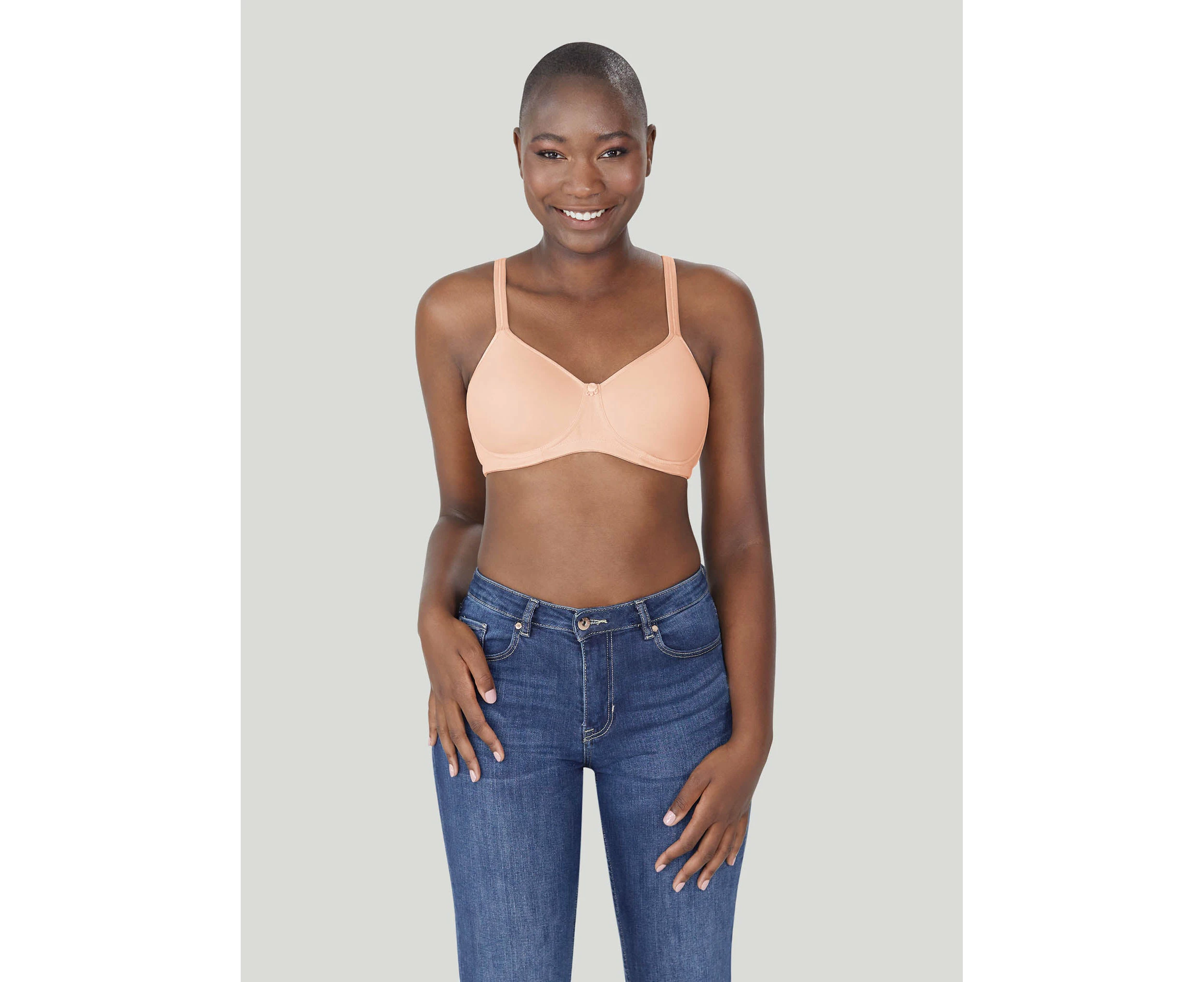 Amoena: Mara Soft Cup Padded Mastectomy Bra  Blush