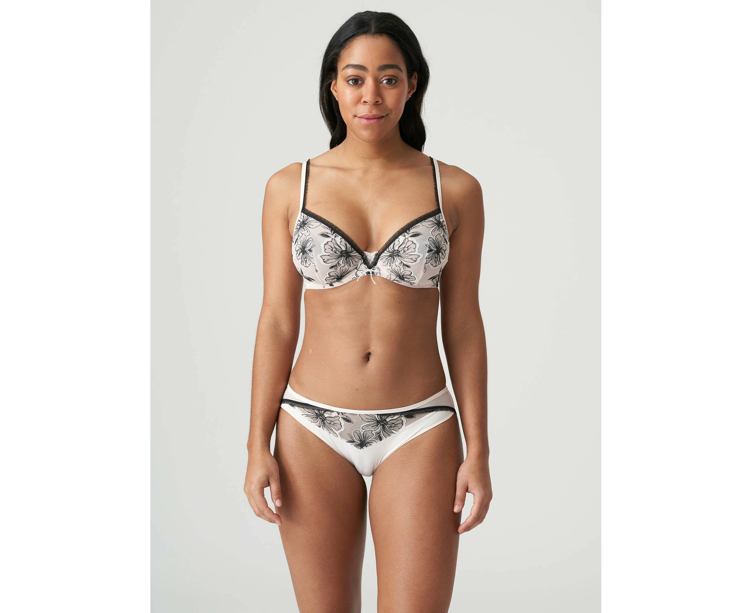 Marie Jo: Noorah Plunge Bra  Black Blush