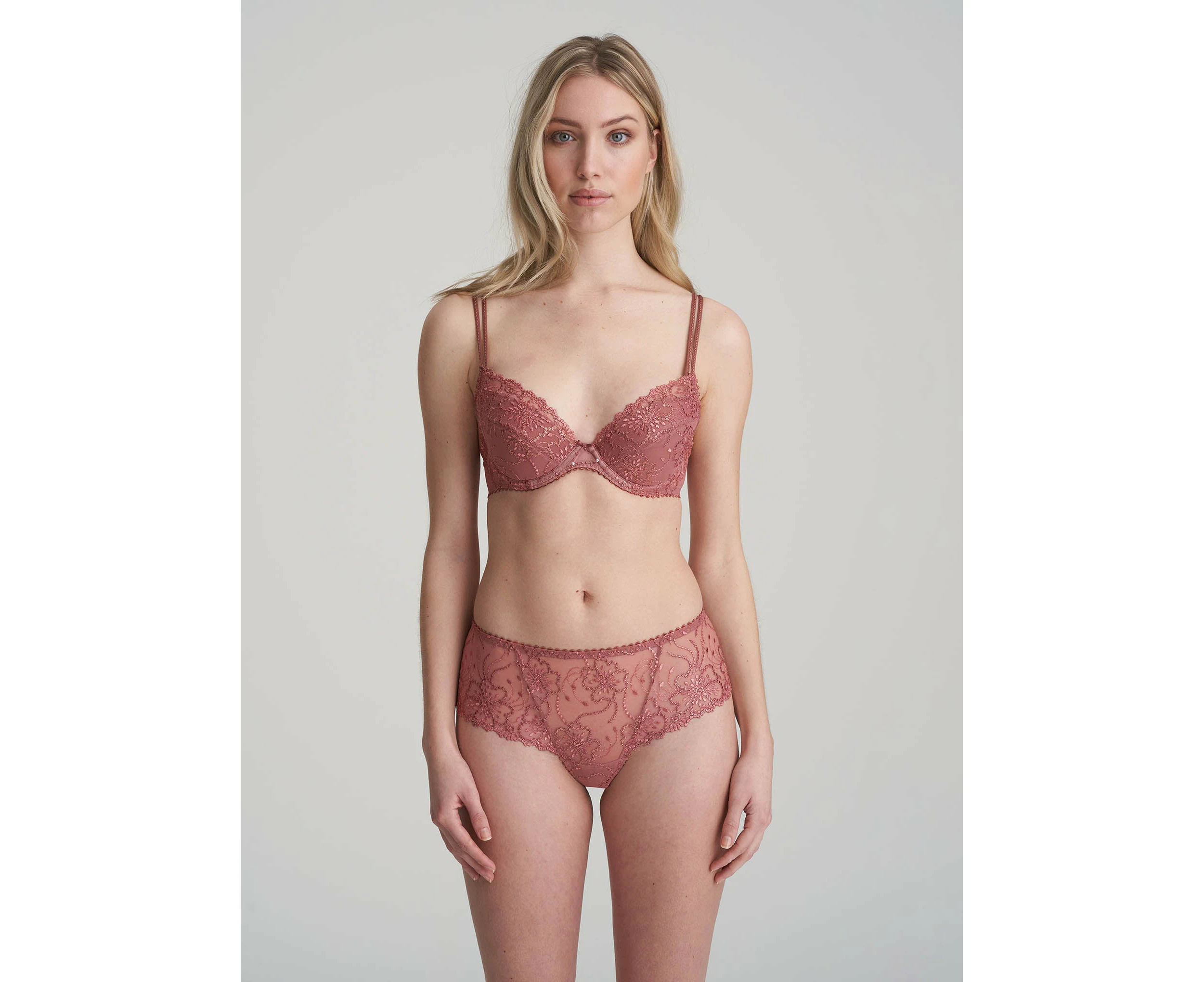 Marie Jo: Jane Padded Push Up Bra  Red Copper