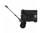 Gardeon Garden Cart with Opening Rear Black