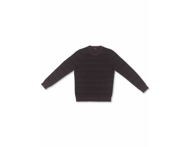 ALFANI Mens Burgundy Heather Pullover Sweater L