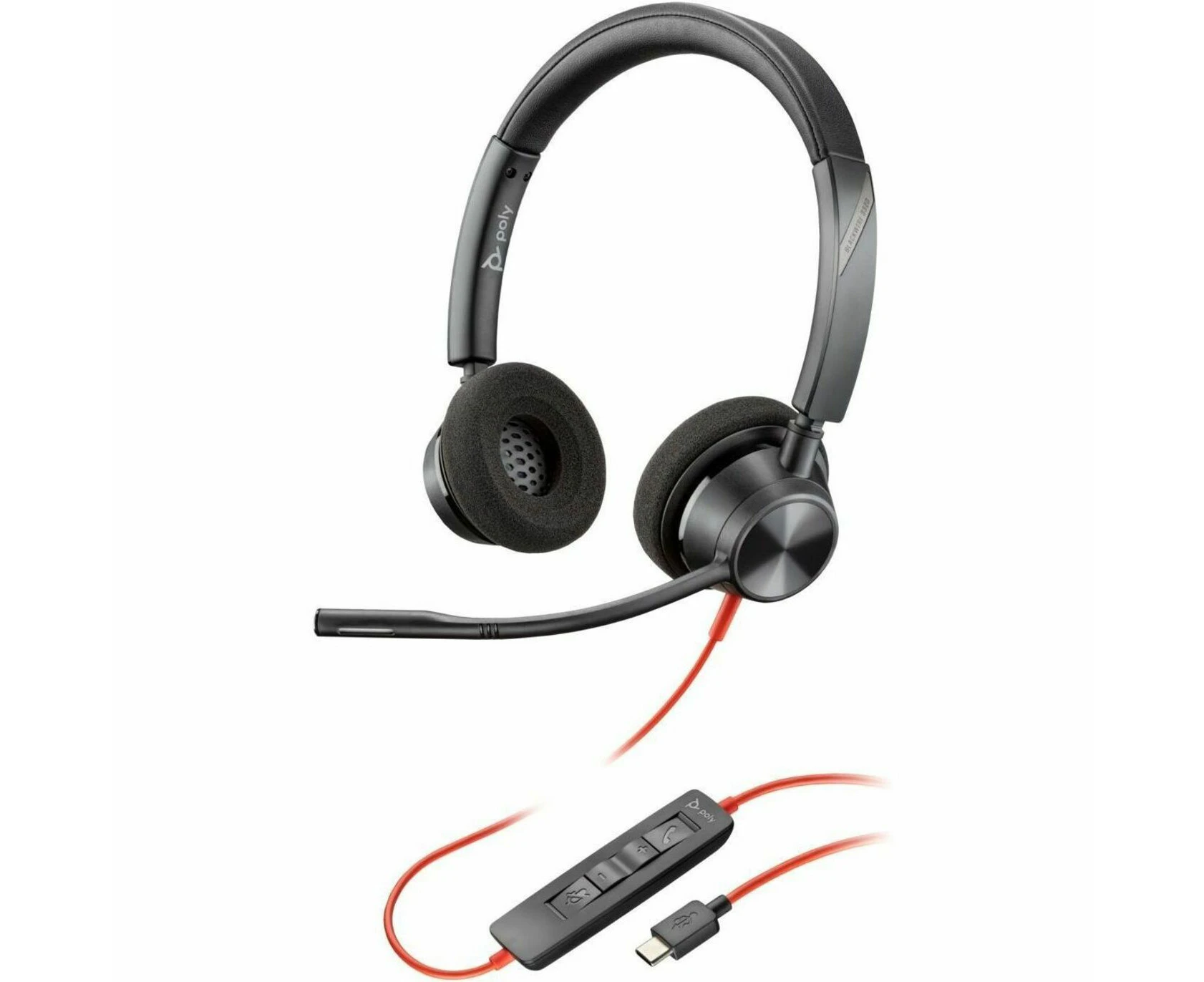 Poly Blackwire BW3320-M USB-C Inline Controls Headset