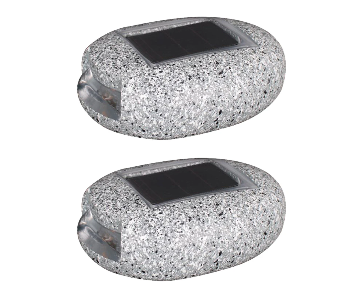 Garden Rock Lights Outdoor Courtyard Terrace Driveway Gardens Paths Landscaping - 2 pcs