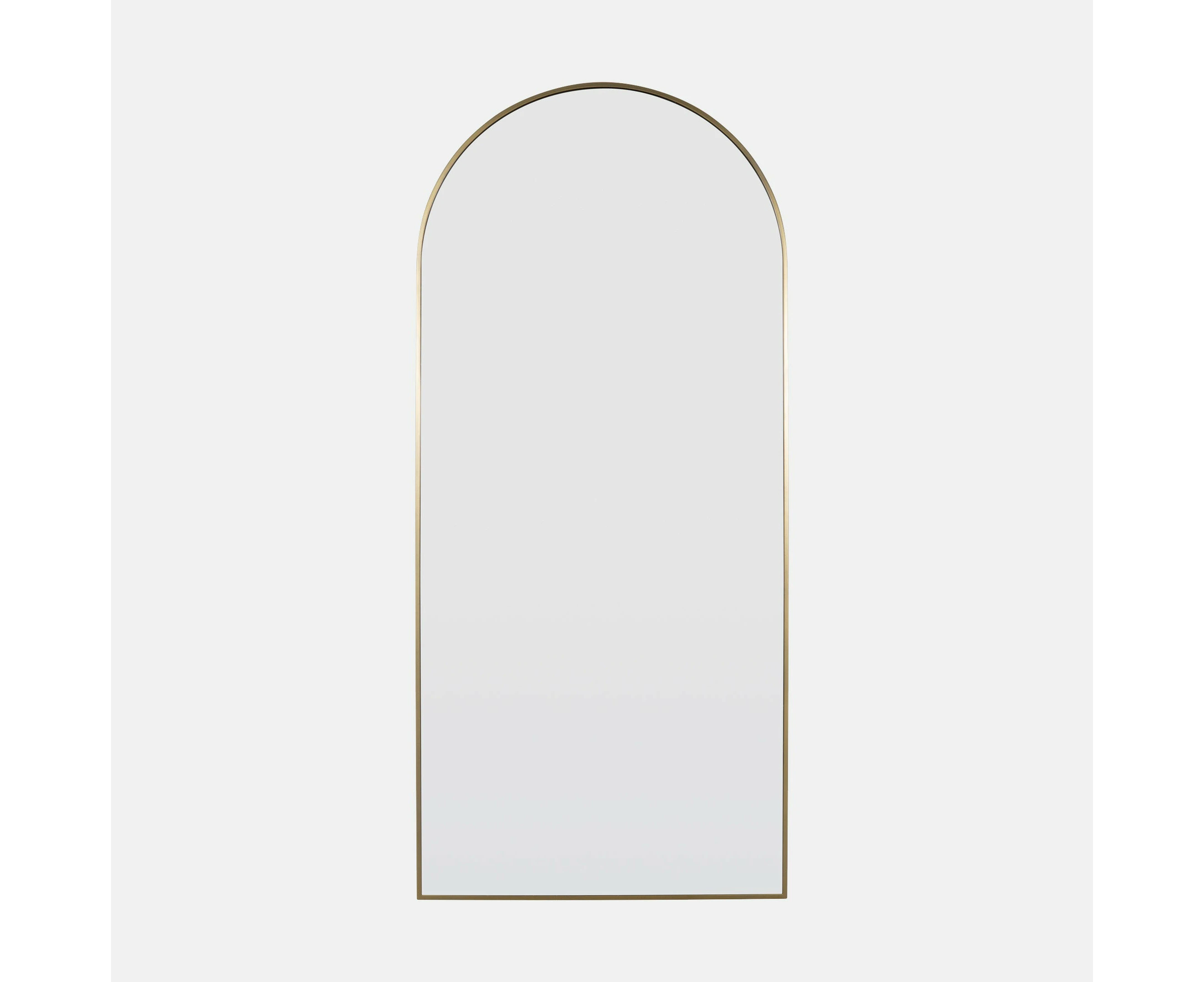 StyleHaus Arch Full Length Mirror 1700x760 Satin Brass Effect