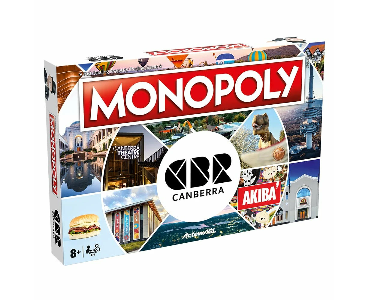 Monopoly Canberra Edition Board Game