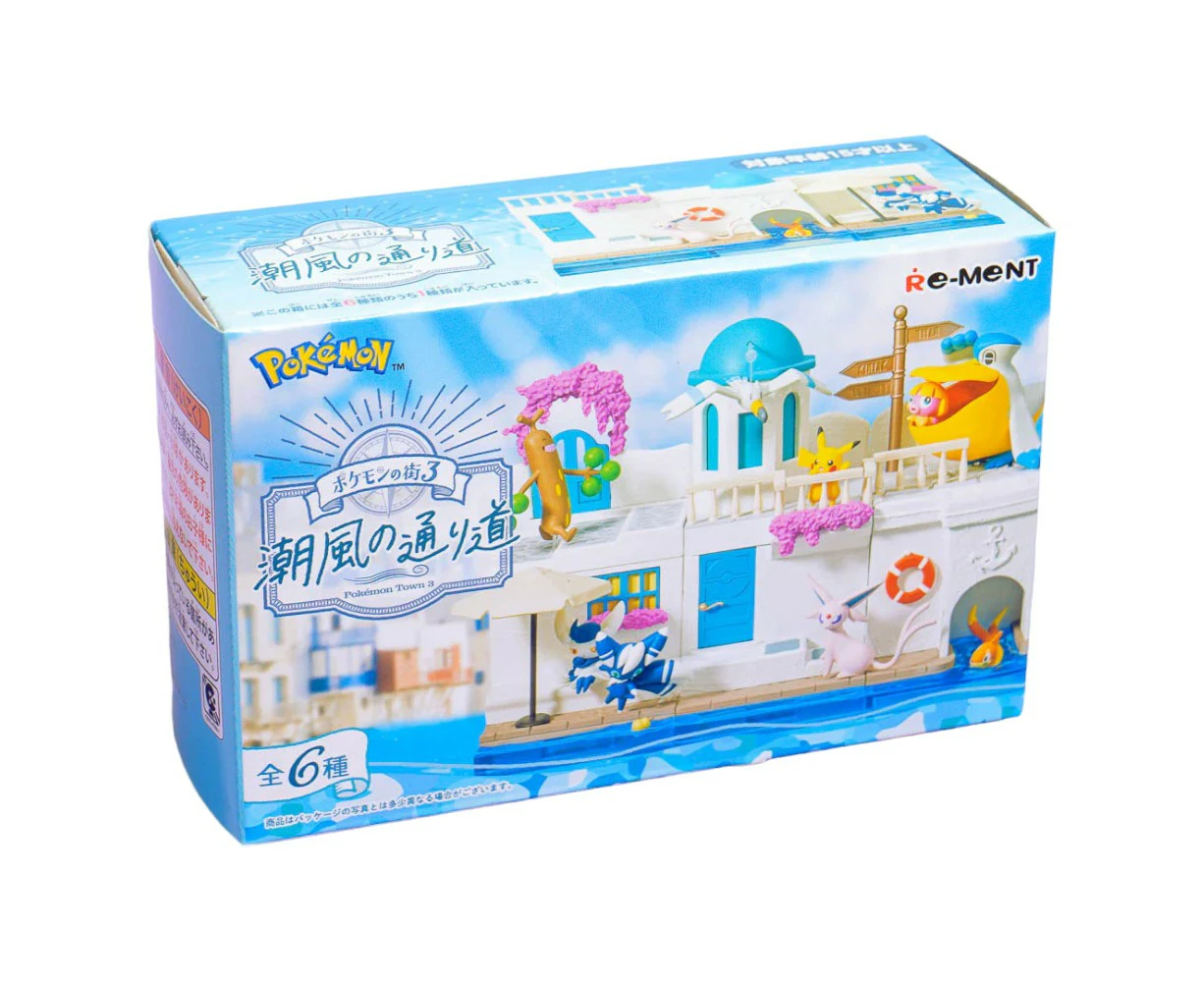 Re-Ment Pokemon Town 3 Path of the Sea Breeze Mini Figure Blind Box