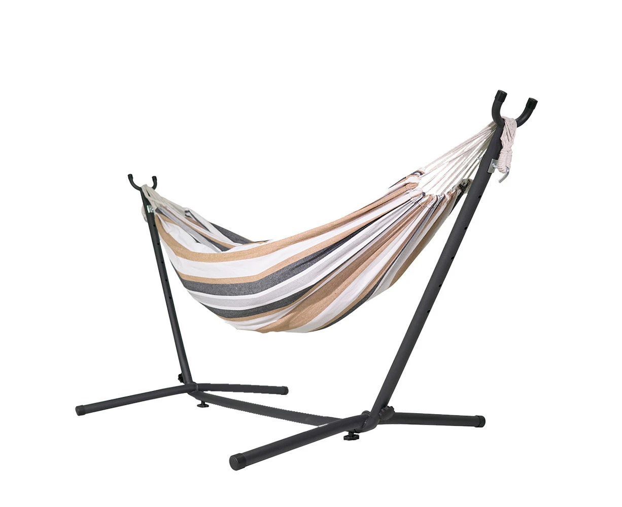 MT ASPIRE Hanging Hammock Bed with Stand Outdoor Swing Hammocks