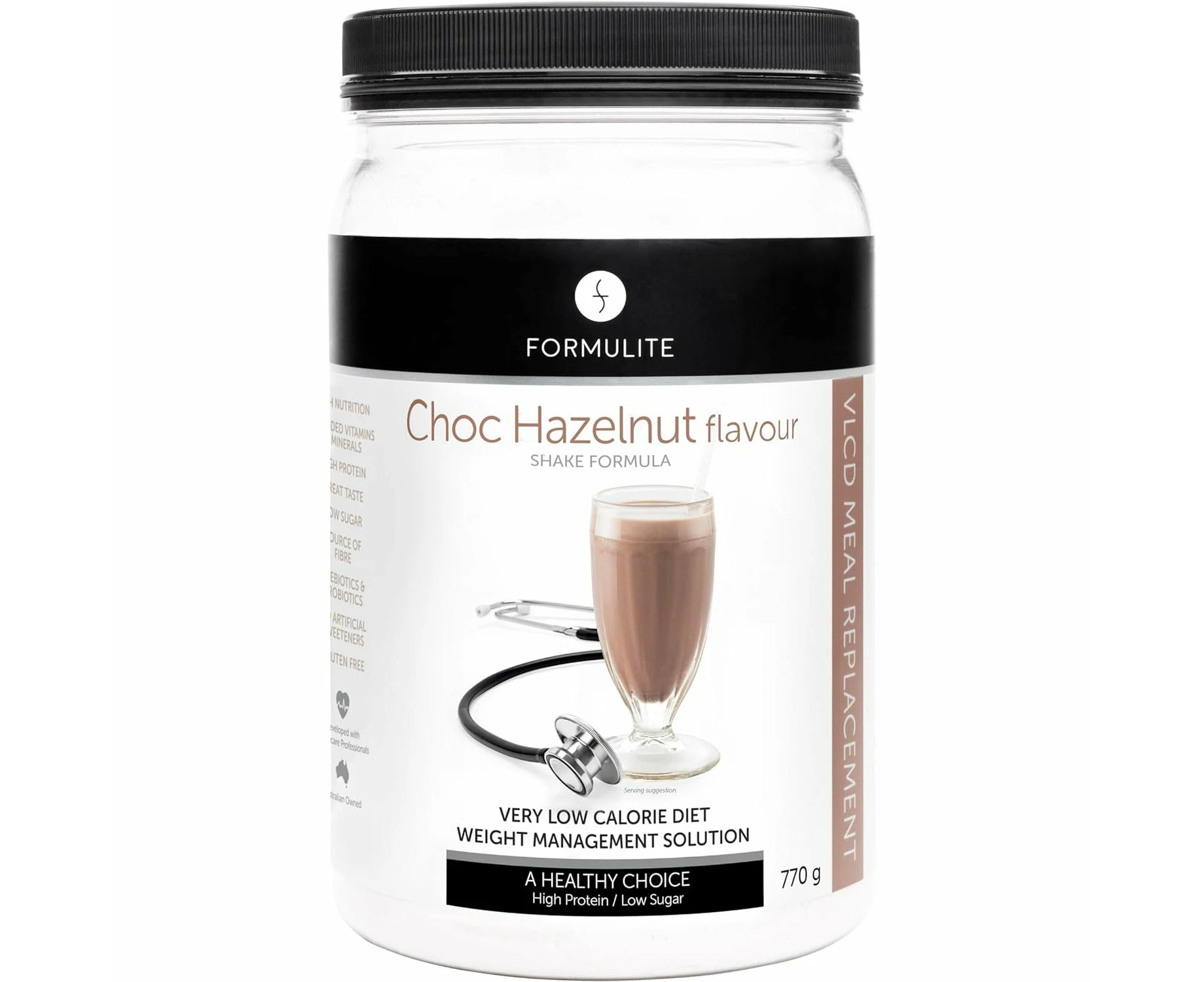 Formulite Meal Replacement Tub - Choc Hazelnut Flavour 770g