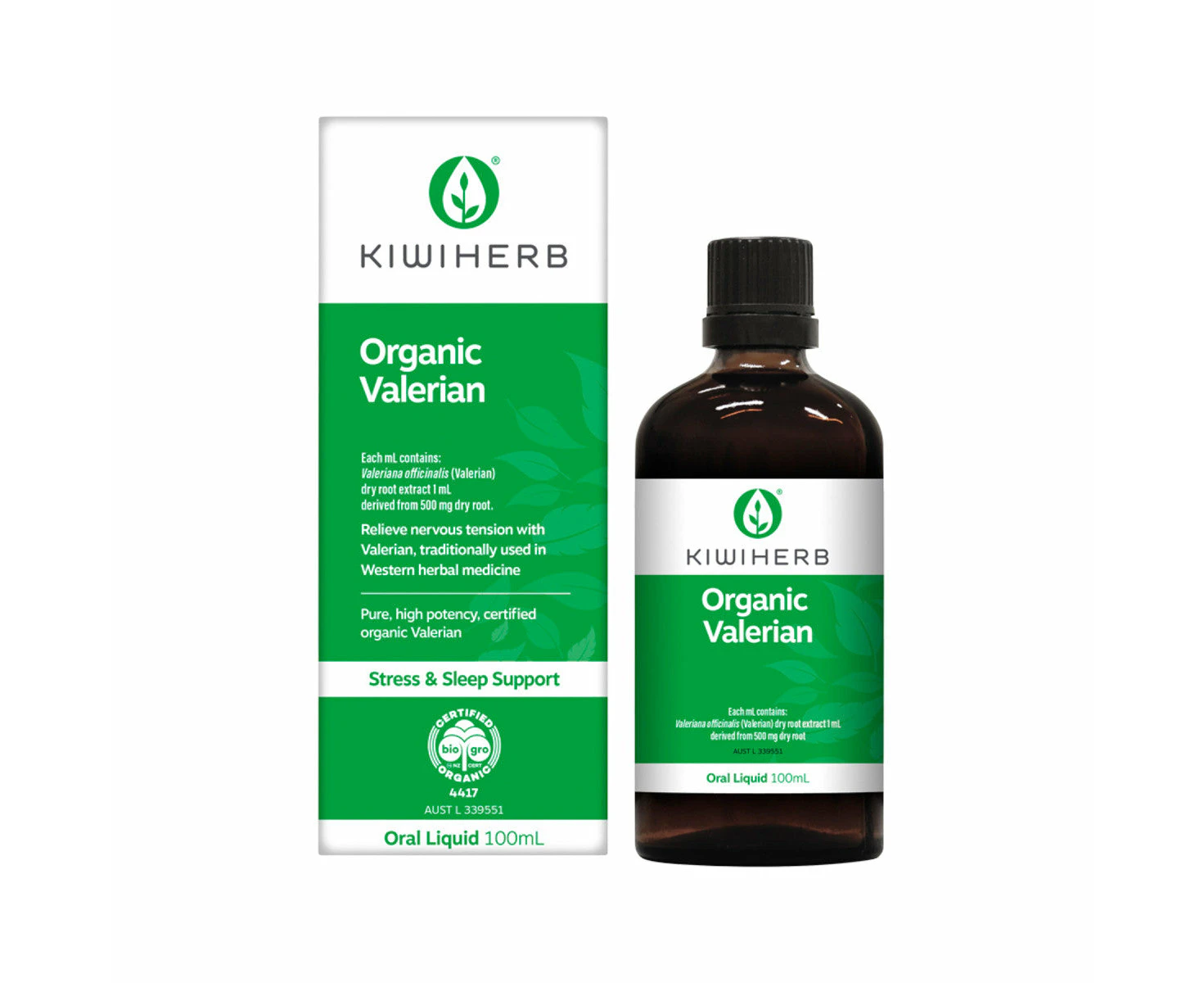 Kiwiherb Organic Valerian Oral Liquid 100ml