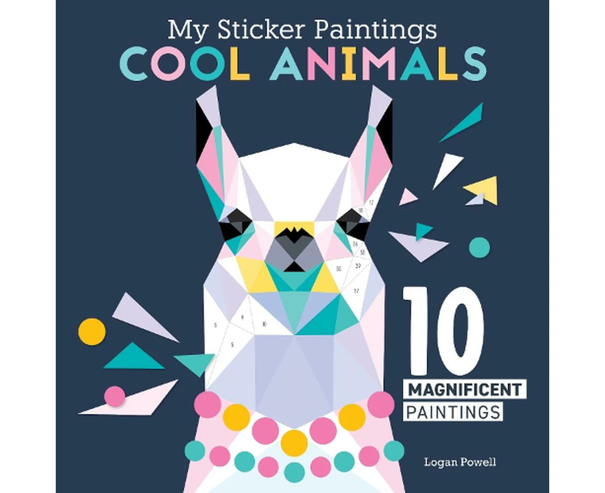 My Sticker Paintings: Cool Animals