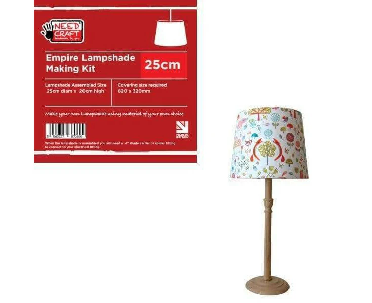 Empire Lampshade Making Kit 25cm By Need Craft