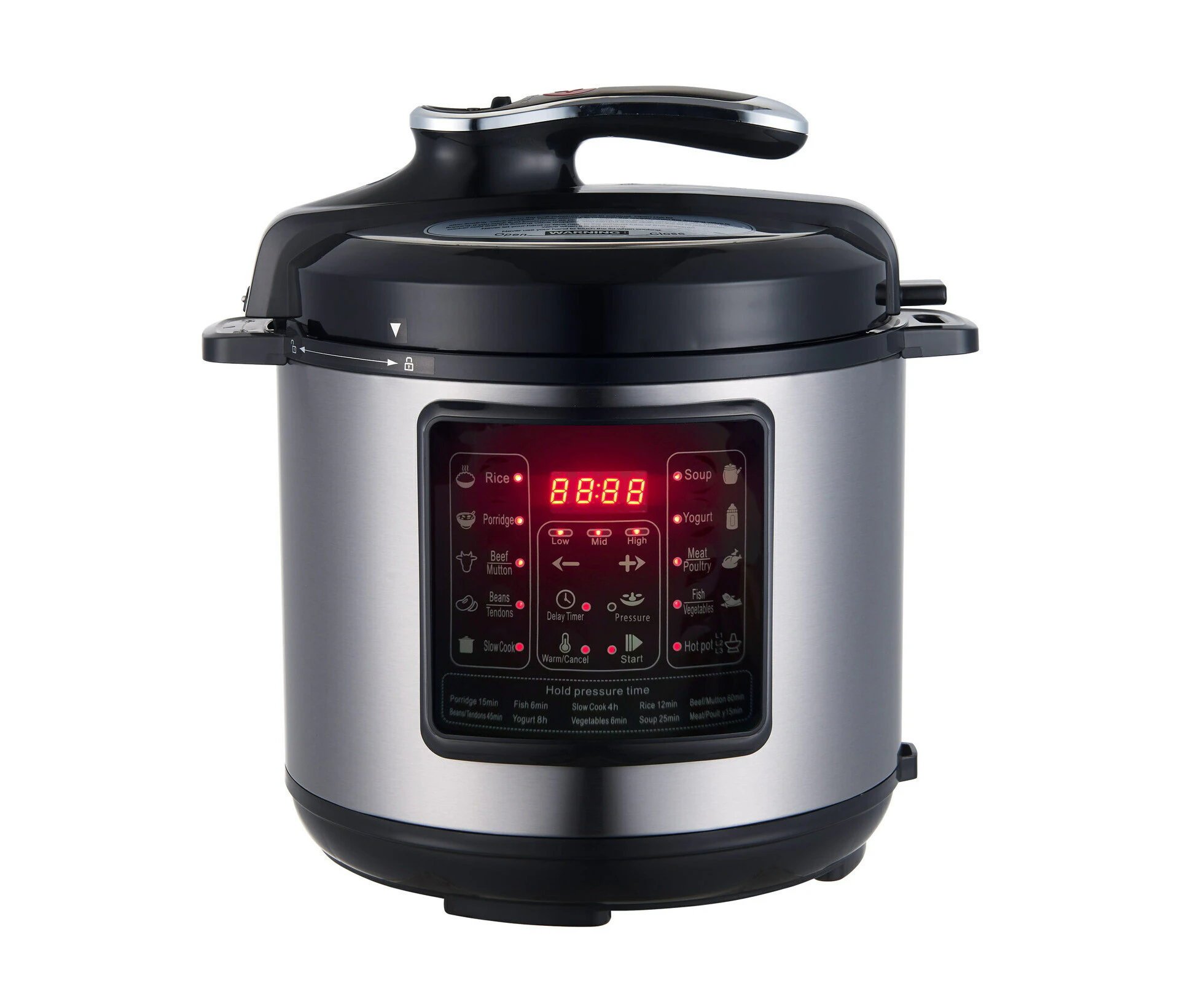 Healthy Choice 6L Non-stick Electric Pressure Cooker w/ Pressure Gauge