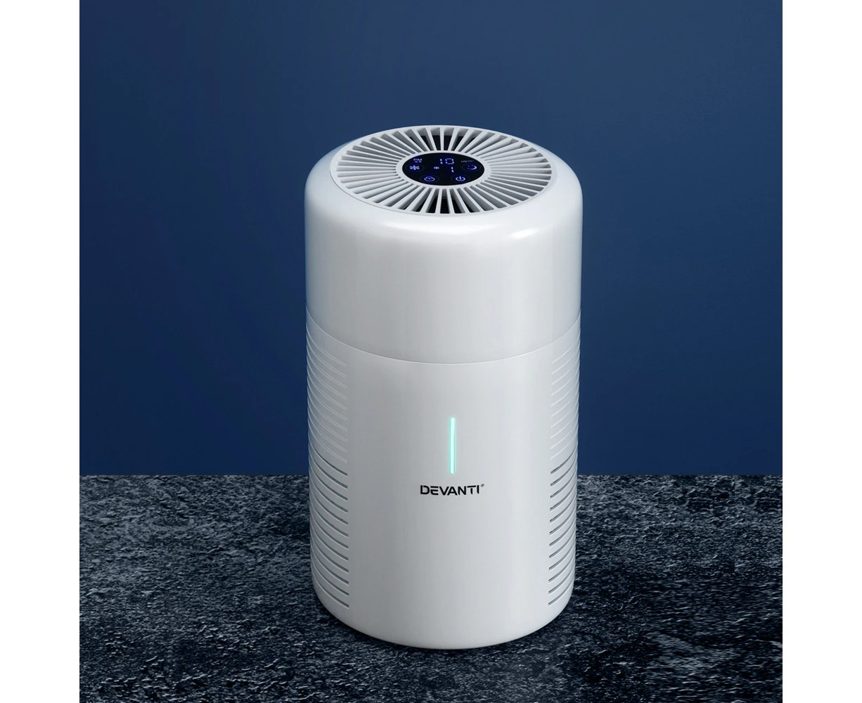 Devanti Air Purifier HEPA Filter Home Purifiers Dust Sensor PM2.5 Remover