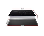 Devanti Electric Ceramic Cooktop 60cm Kitchen Cooker 4 Burner Hob Touch Control 5200W