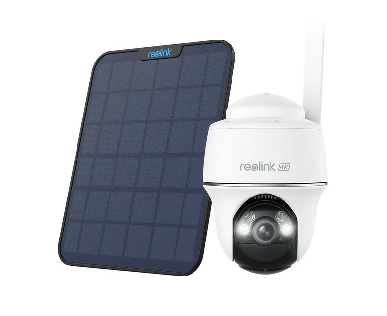 Reolink Smart 4K 8MP Wireless 4G LTE Pan Tilt Battery/Solar-Powered Camera with Smart Detection, GO PT Ultra