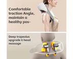 Neck Massager Kneading Back Shoulder Massage Cordless Rechargeable Premium Real Heat Waist Heated Portable Deep Leg Pain Relief