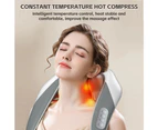 Neck Massager Kneading Back Shoulder Massage Cordless Rechargeable Premium Real Heat Waist Heated Portable Deep Leg Pain Relief