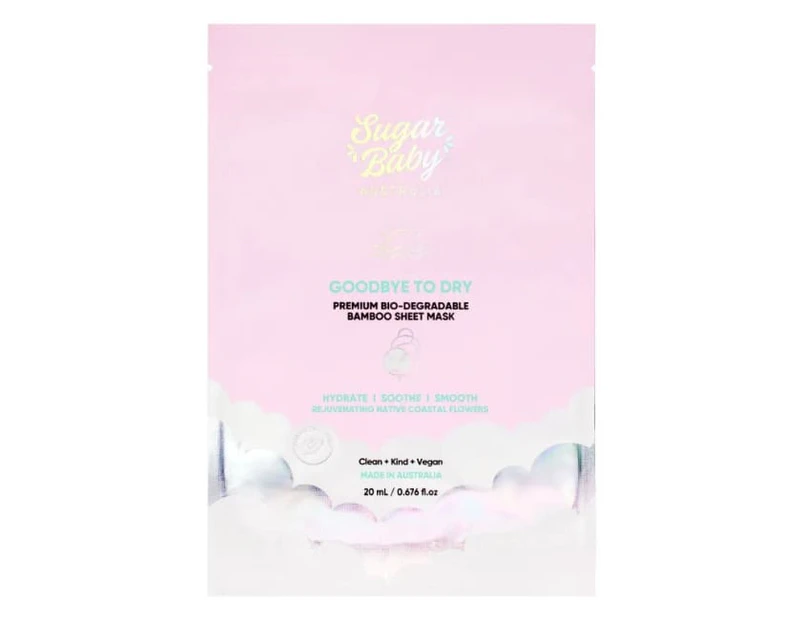 SugarBaby Goodbye To Dry Premium Bio-Degradable Bamboo Sheet Mask