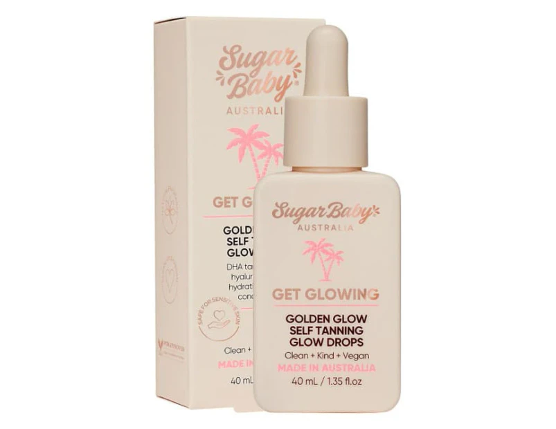 Sugar Baby Get Glowing Golden Glow Self Tanning Glow Drops 40ml