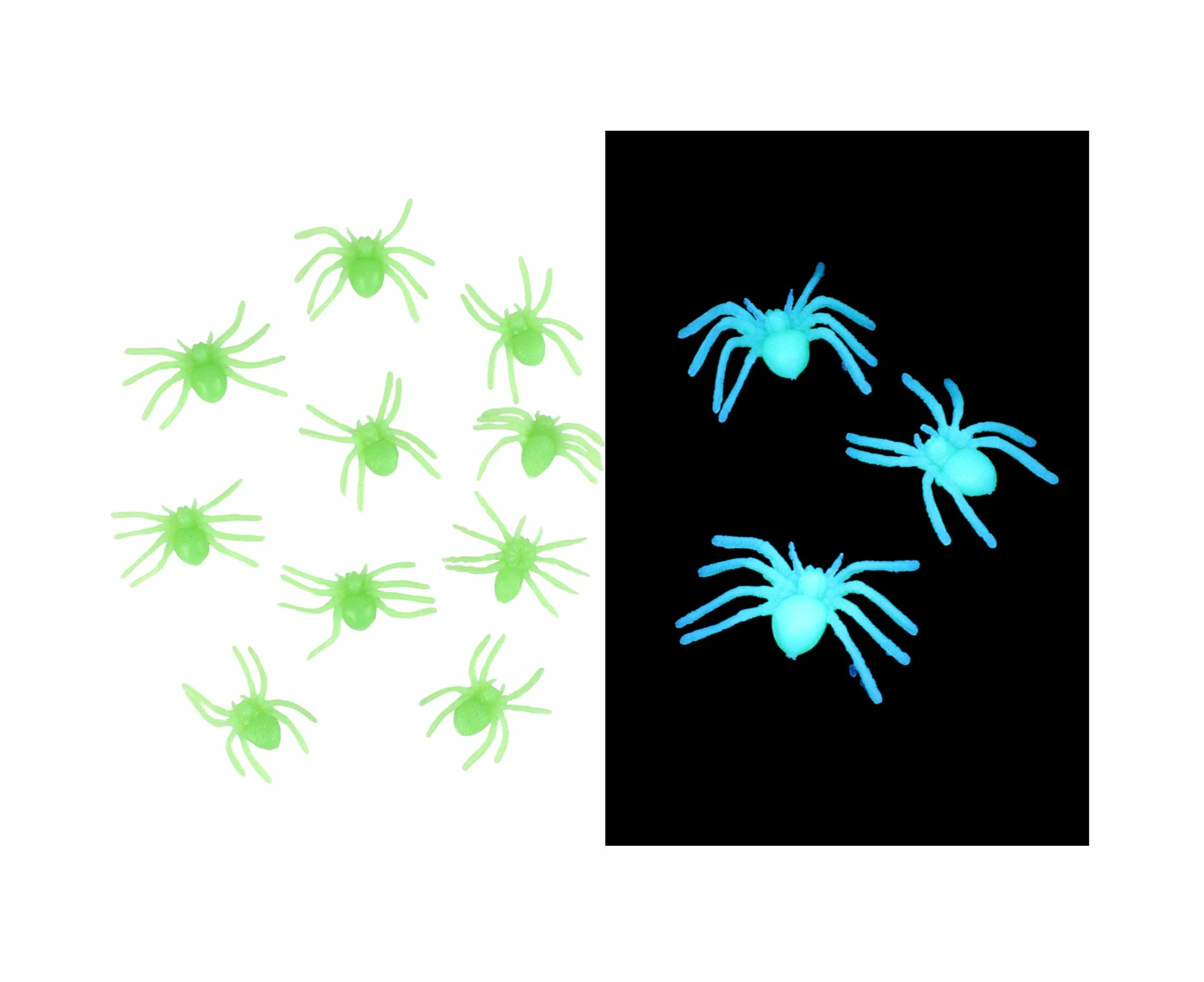 Glow in the Dark Spiders (Pack of 10)