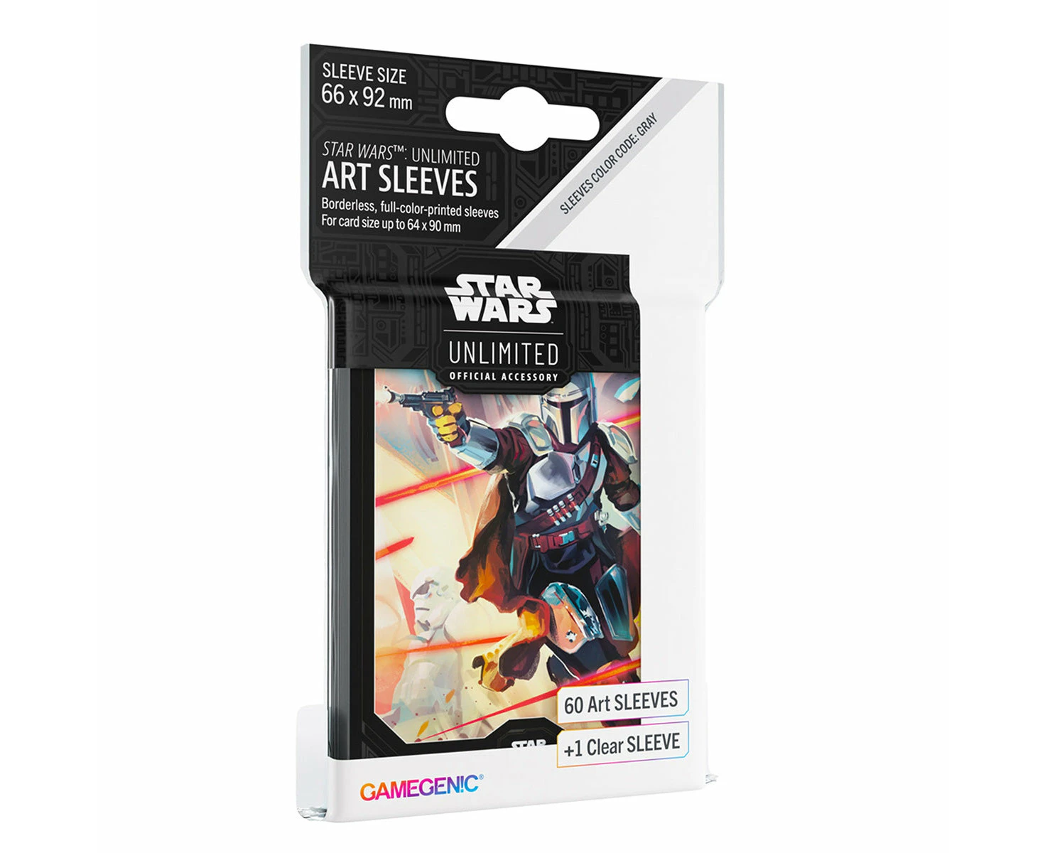 Gamegenic Star Wars Unlimited Art Sleeves - Mandalorian