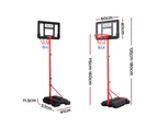 Everfit 1.6M Kids Basketball Hoop Stand System Portable