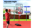 Everfit 1.6M Kids Basketball Hoop Stand System Portable