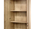 Maclaren Macey Double Door Cupboard Storage Cabinet  Oak