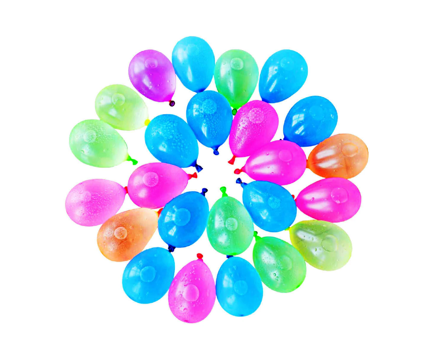 Summer Splash 1000PCE Water Bomb Balloons Easy Fill Vibrant Colours