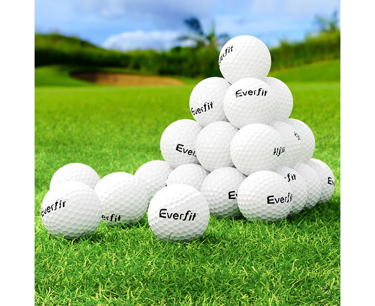 Everfit 24pcs Golf Ball Set Reusable Distance Golf Balls Practice Training