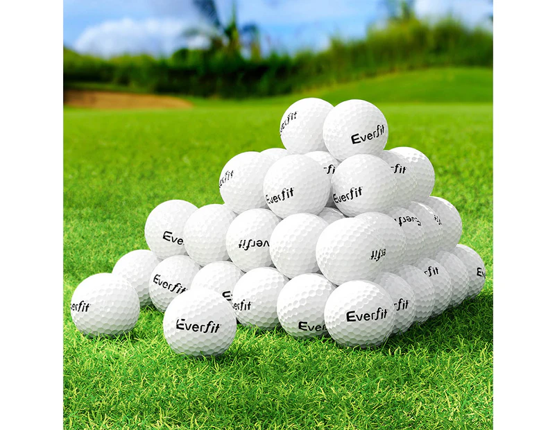 Everfit 48pcs Golf Ball Set Reusable Distance Golf Balls Practice Training