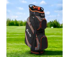 Everfit 14 Ways Dividers Golf Bag Stand Insulated Carry Bag Zippered Rain Cover