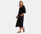 Elm Women's Dusk Midi Dress - Black