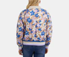 Elm Women's Marguerite Bomber Jacket - Floral