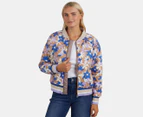 Elm Women's Marguerite Bomber Jacket - Floral