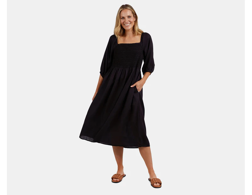 Elm Women's Dusk Midi Dress - Black