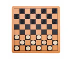 Wooden Chess and Draughts Game - Anko