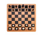 Wooden Chess and Draughts Game - Anko