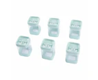 Set of 6 150ml Flip Lock Containers - Anko