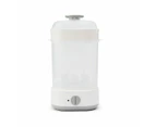 Electric Steam Bottle Steriliser, White and Grey - Anko