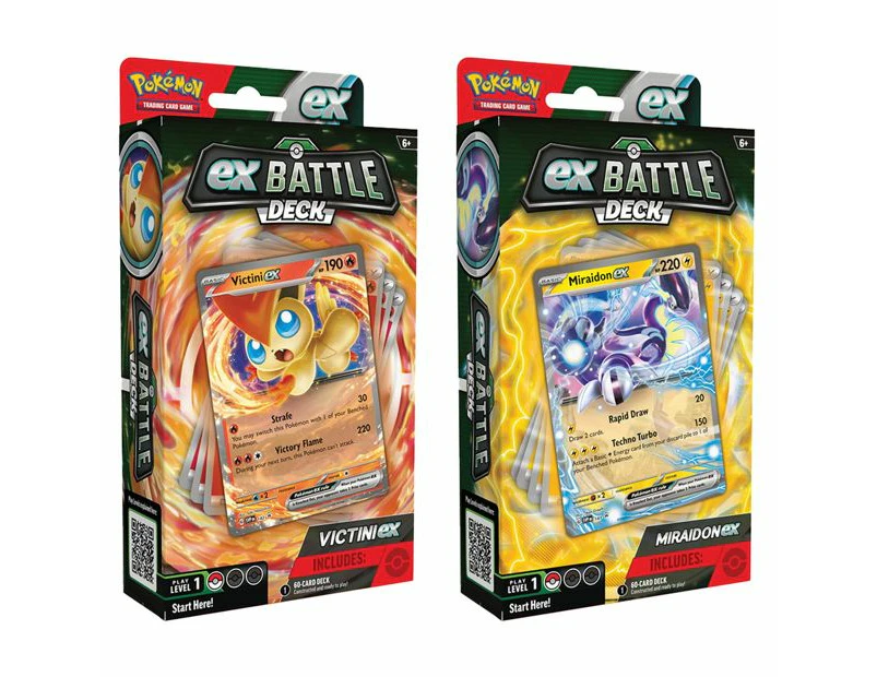 Pokemon TCG: Victini/Miraidon ex Battle Deck - Assorted*