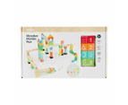 79 Piece Wooden Marble Run Set - Anko