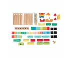 79 Piece Wooden Marble Run Set - Anko