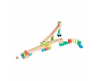 79 Piece Wooden Marble Run Set - Anko